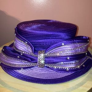 Purple church hat